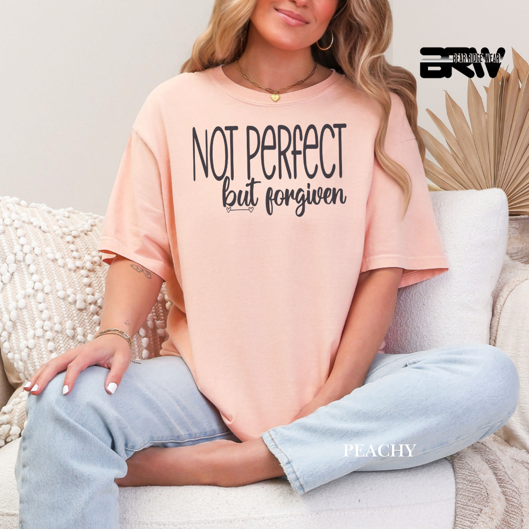 'Not Perfect But Forgiven' Faith Tee