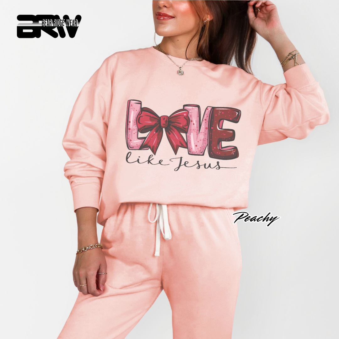 'Love Like Jesus' Crewneck Sweatshirt