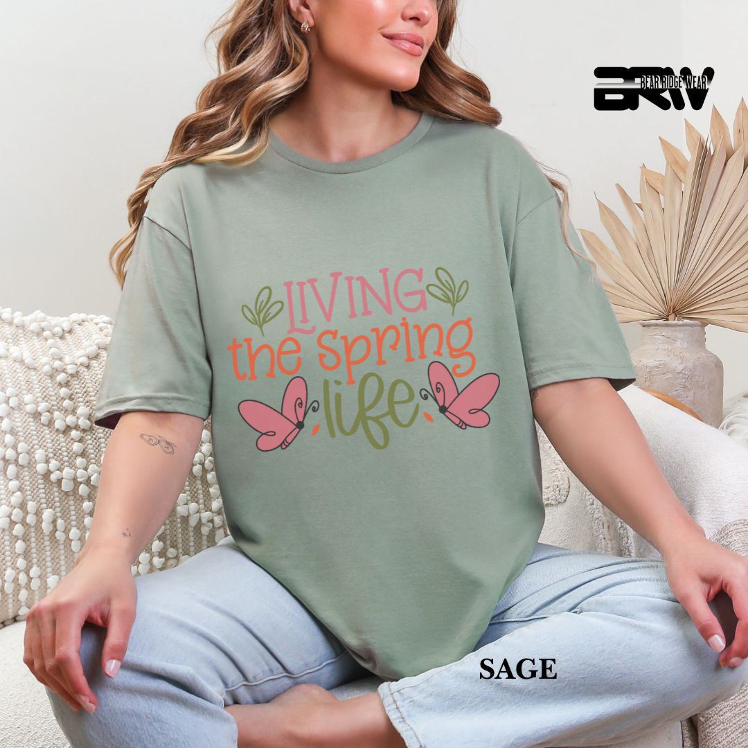 'Living The Spring Life' Spring Tee 3