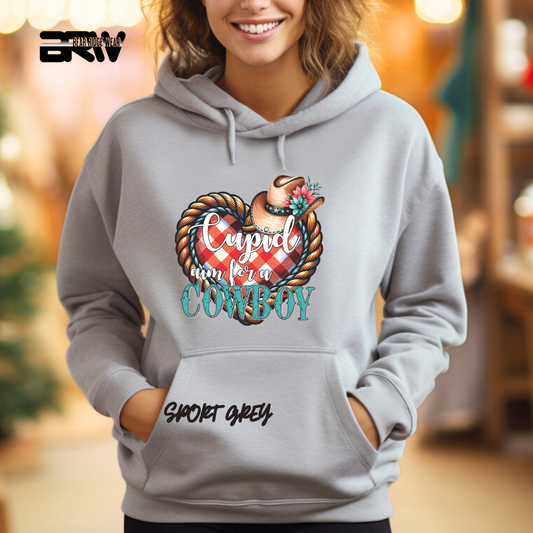 'Cupid Aim for a Cowboy' Hoodie