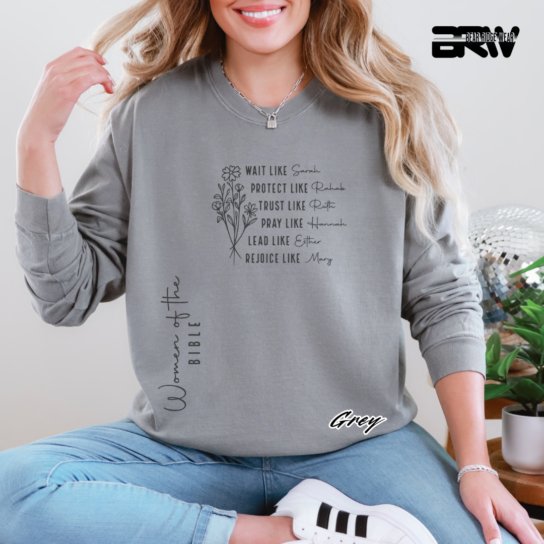 'Women of the Bible' Long-Sleeve Faith Tee