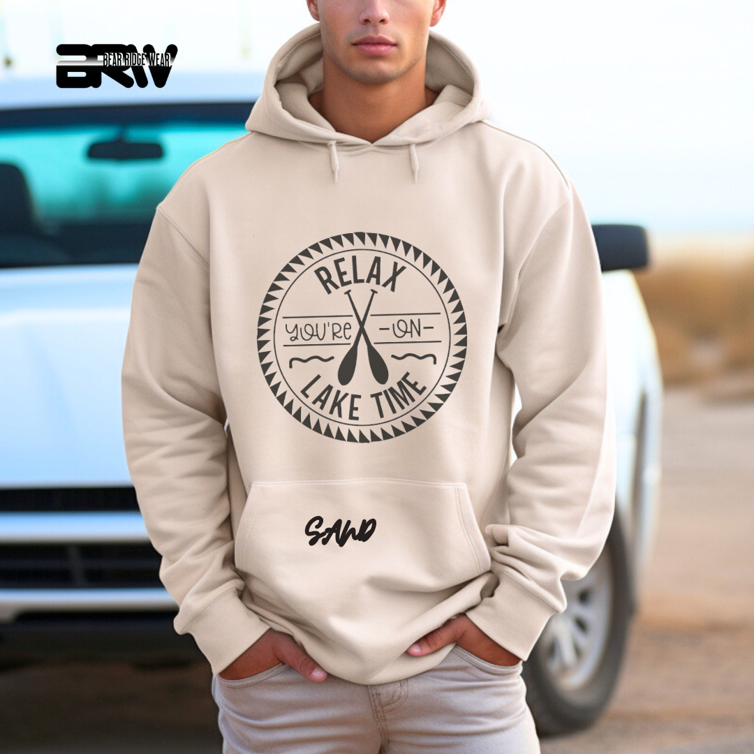 'Relax, You're on Lake Time' Hoodie