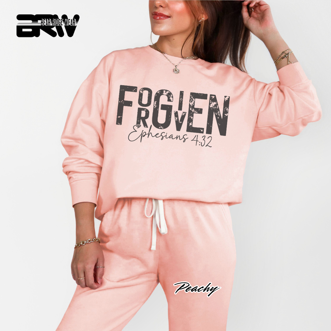 'Forgiven, Ephesians 4:32' Faith Long- Sleeve Tee