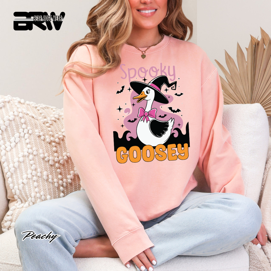 'Spooky Goosey' Fall Crewneck Sweatshirt
