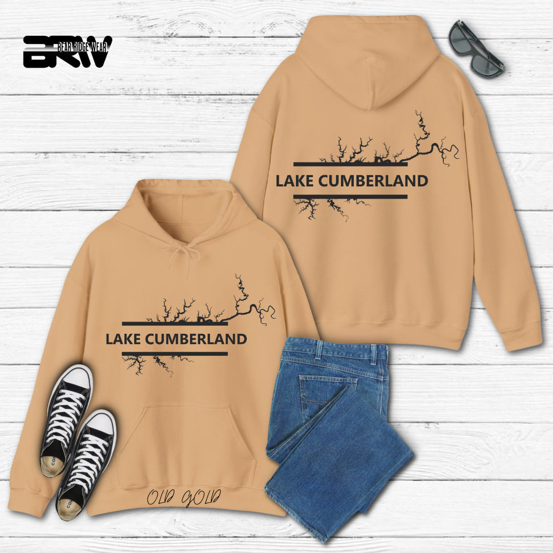 "Bold Lake Cumberland" Map Hoodie