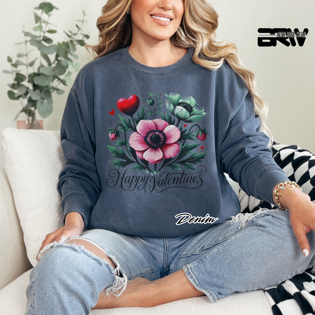 'Happy Valentine's' Long Sleeve Tee