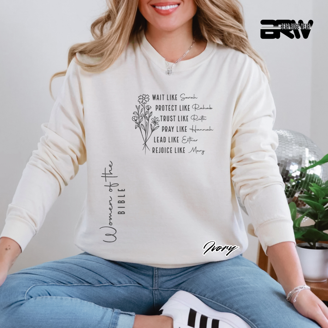 'Women of the Bible' Long-Sleeve Faith  Tee