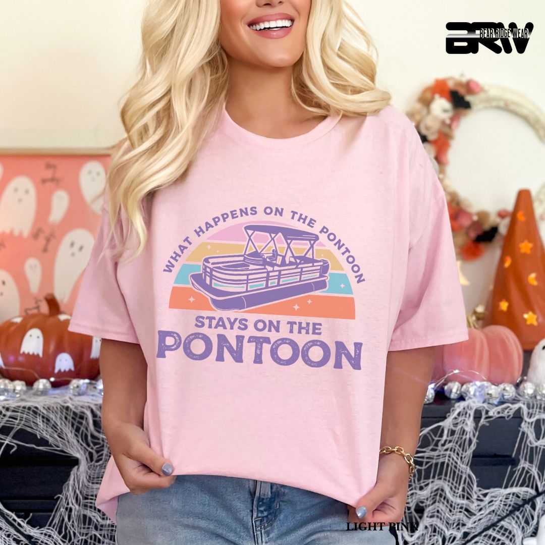 'What Happens To Pontoon' 2 Summer Tee