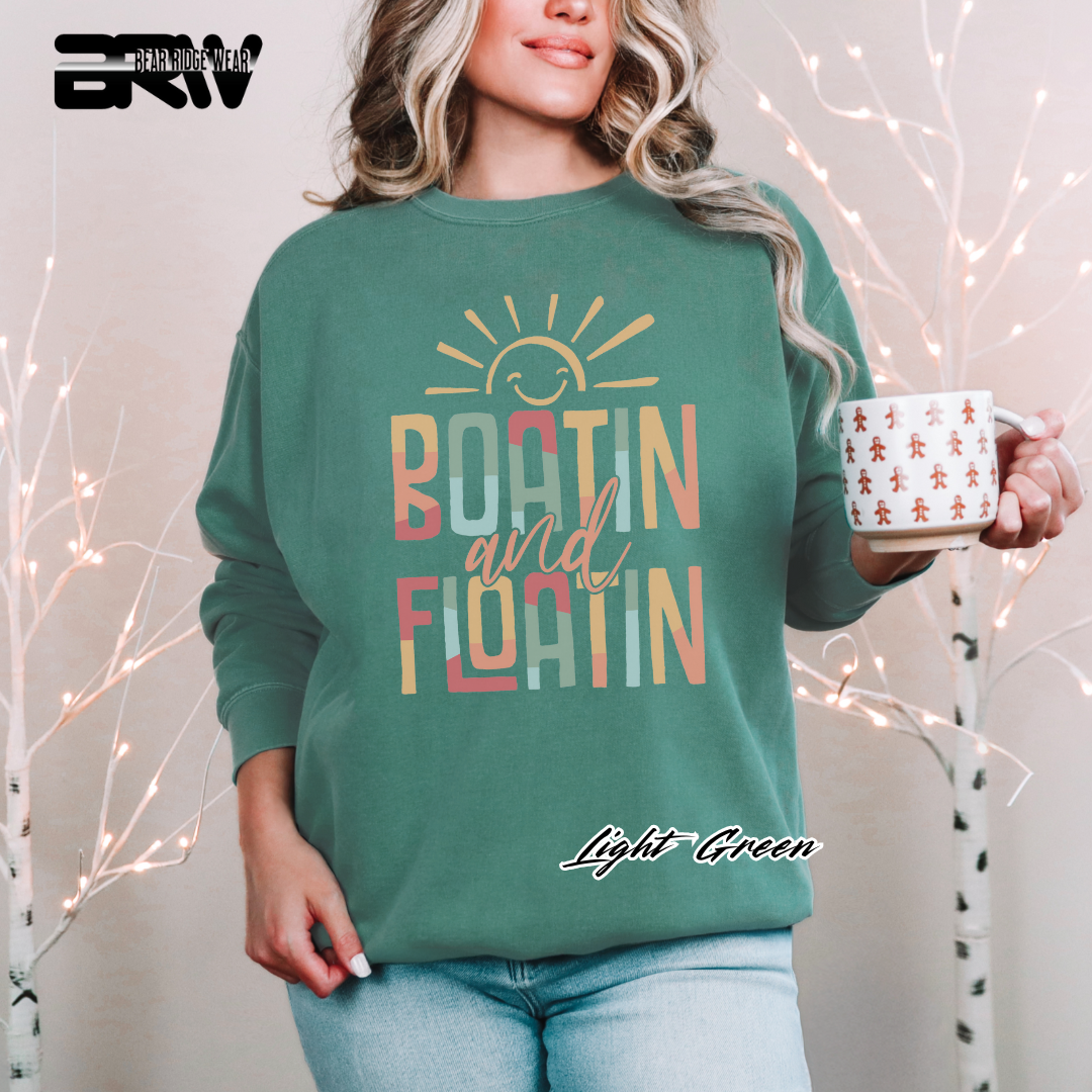 'Boat in, Float in' Crewneck Sweatshirt