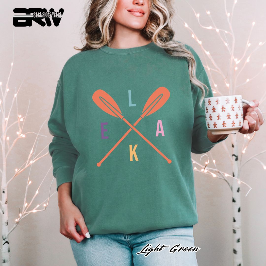 'Lake-Oars' Summer Crewneck Sweatshirt