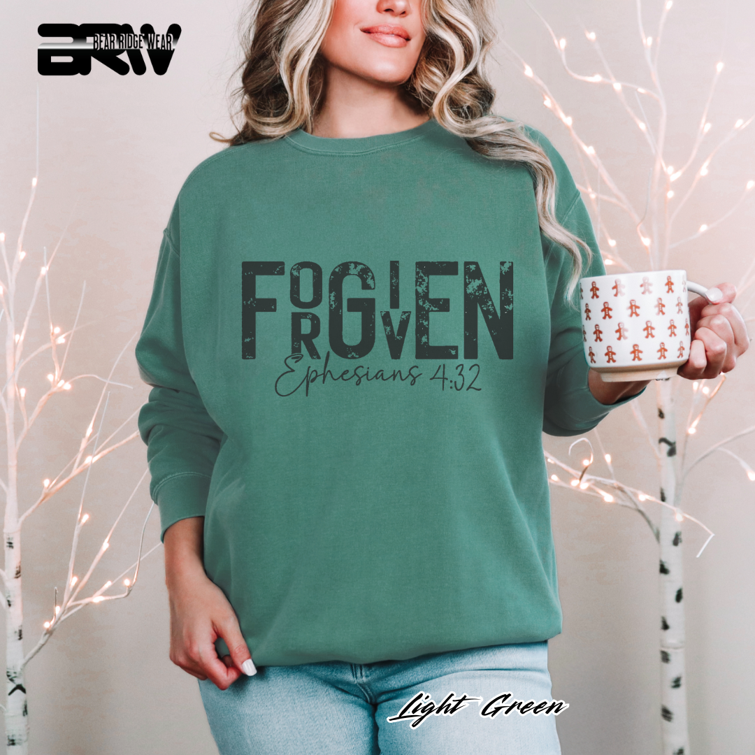 'Forgiven, Ephesians 4:32' Faith Long- Sleeve Tee