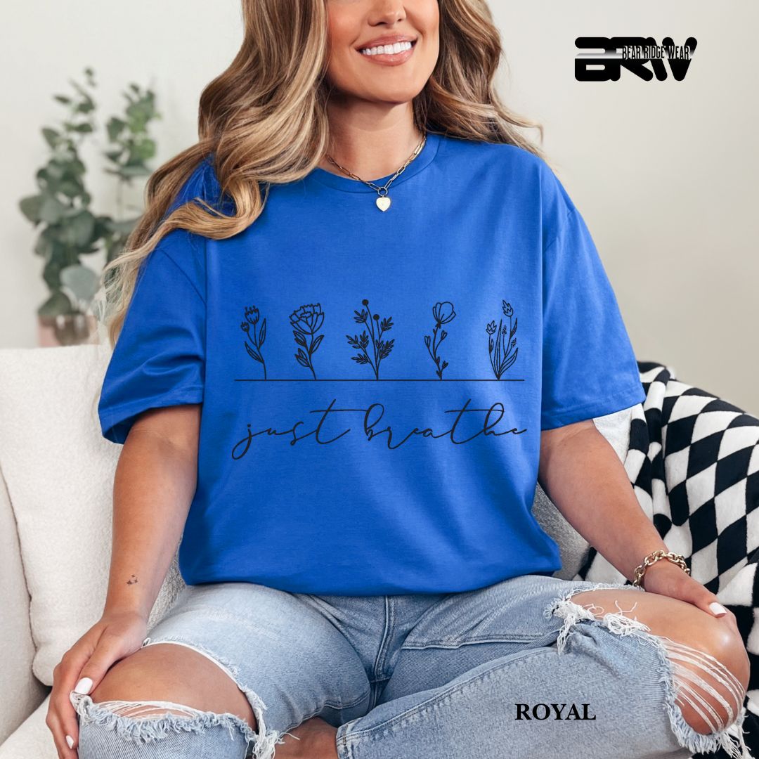 'Just Breathe' Everyday Tee