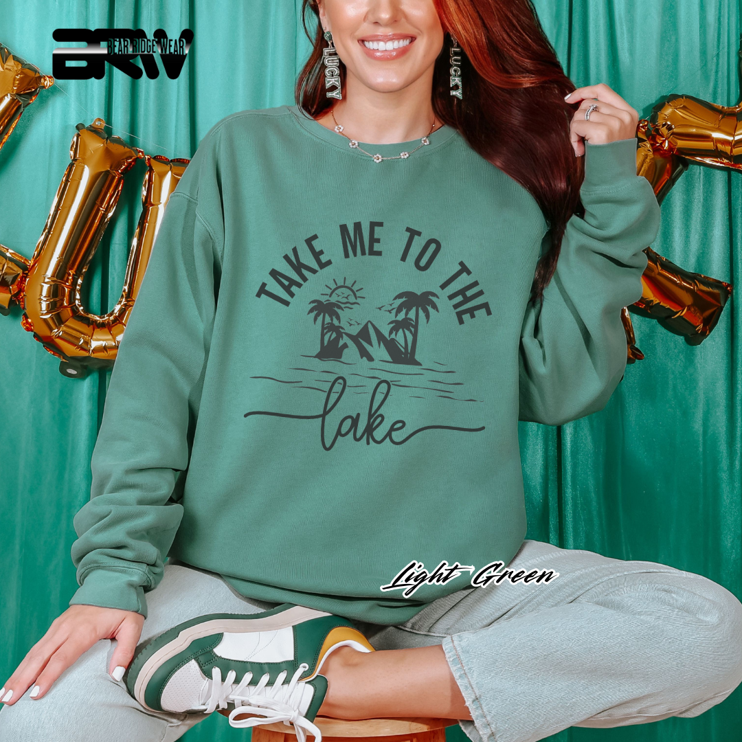 'Take me to the Lake' Crewneck Sweatshirt