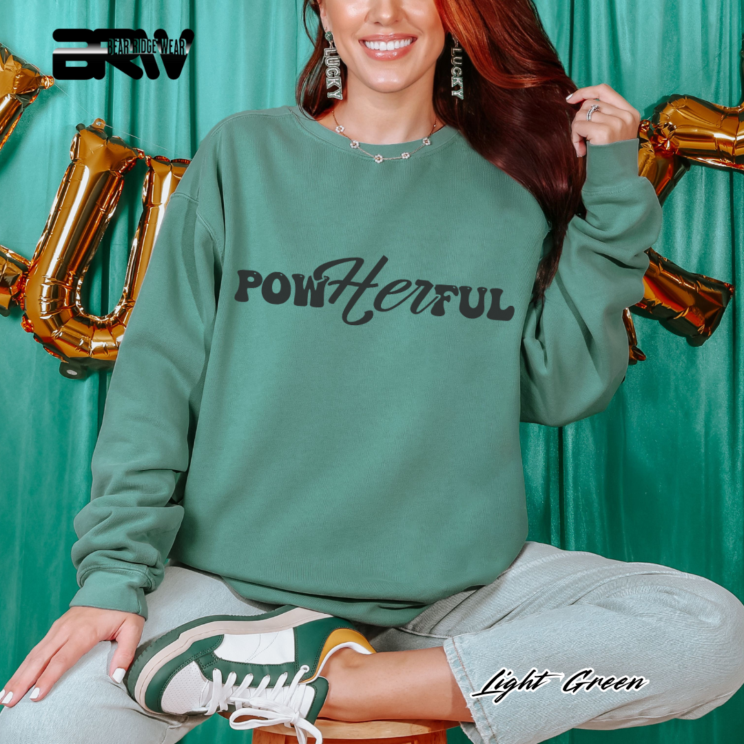 'PowHerful' Faith Crewneck Sweatshirt
