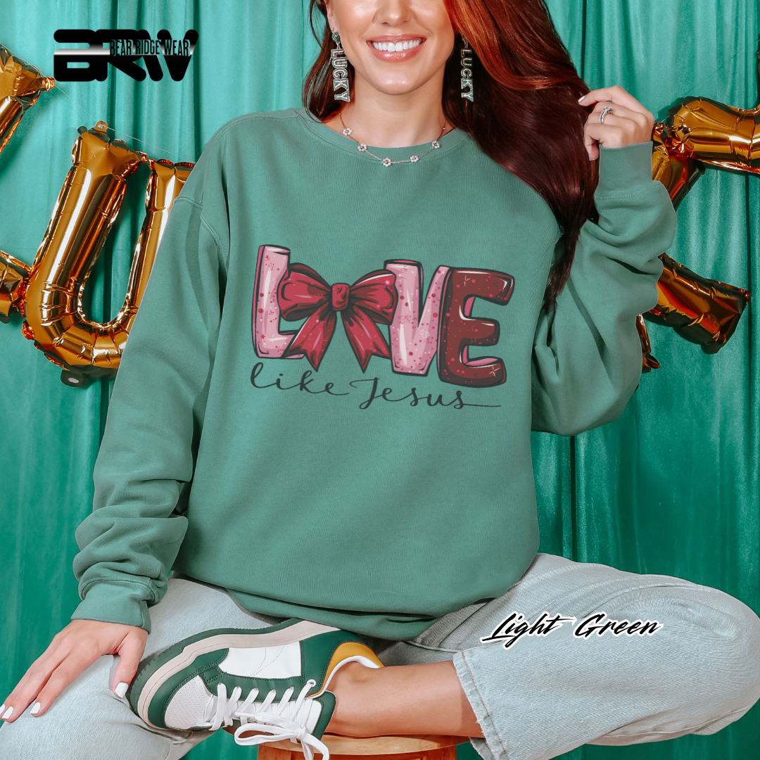 'Love Like Jesus' Crewneck Sweatshirt