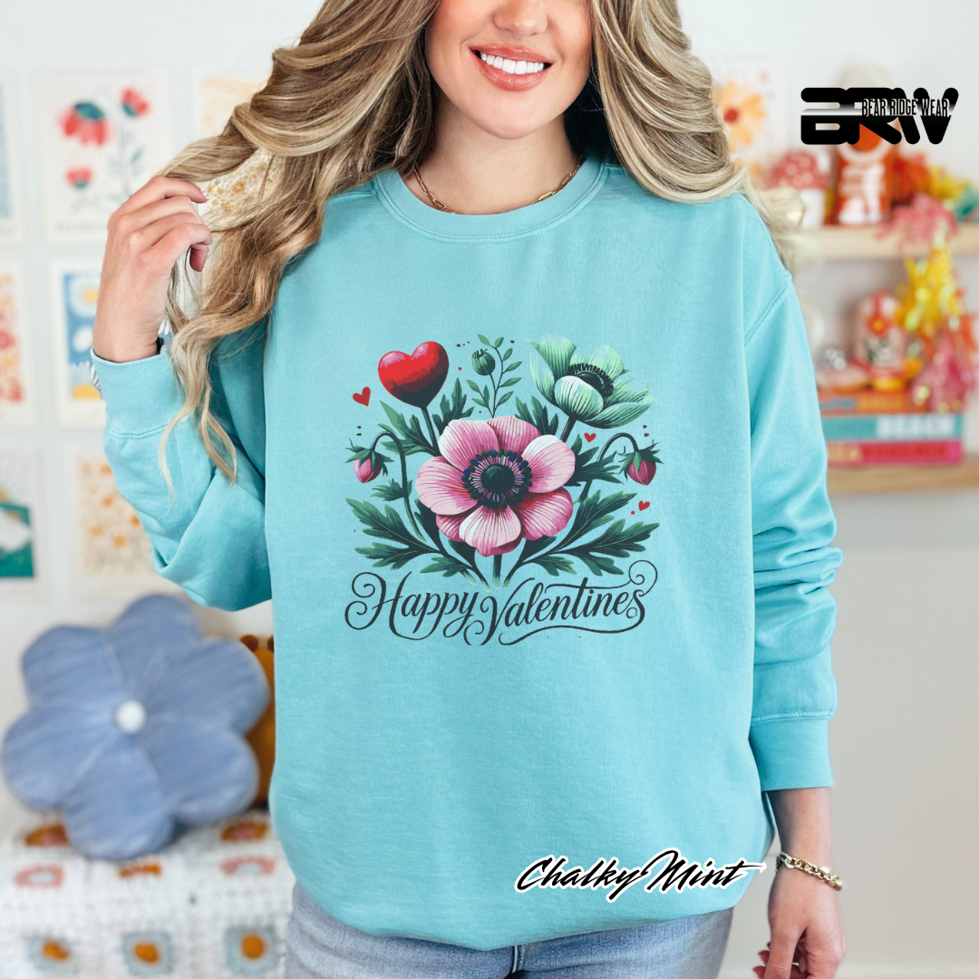 'Happy Valentine's' Long Sleeve Tee