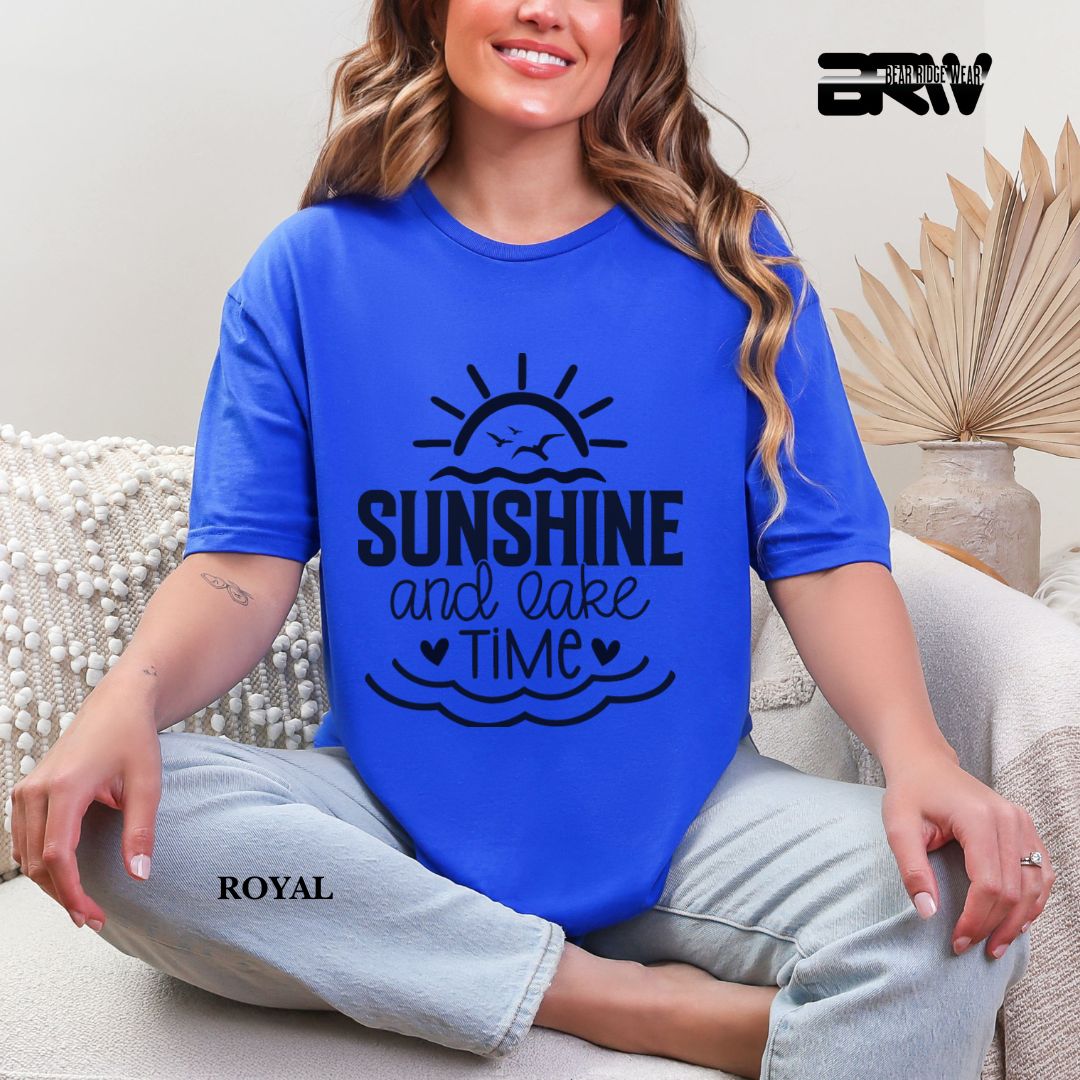 'Sunshine And Lake Time' 3 Summer Tee