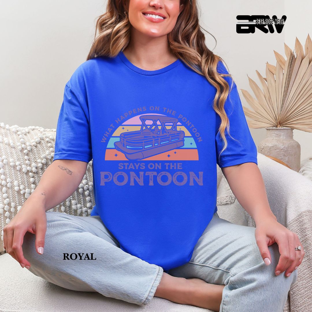 'What Happens To Pontoon' 3 Summer Tee