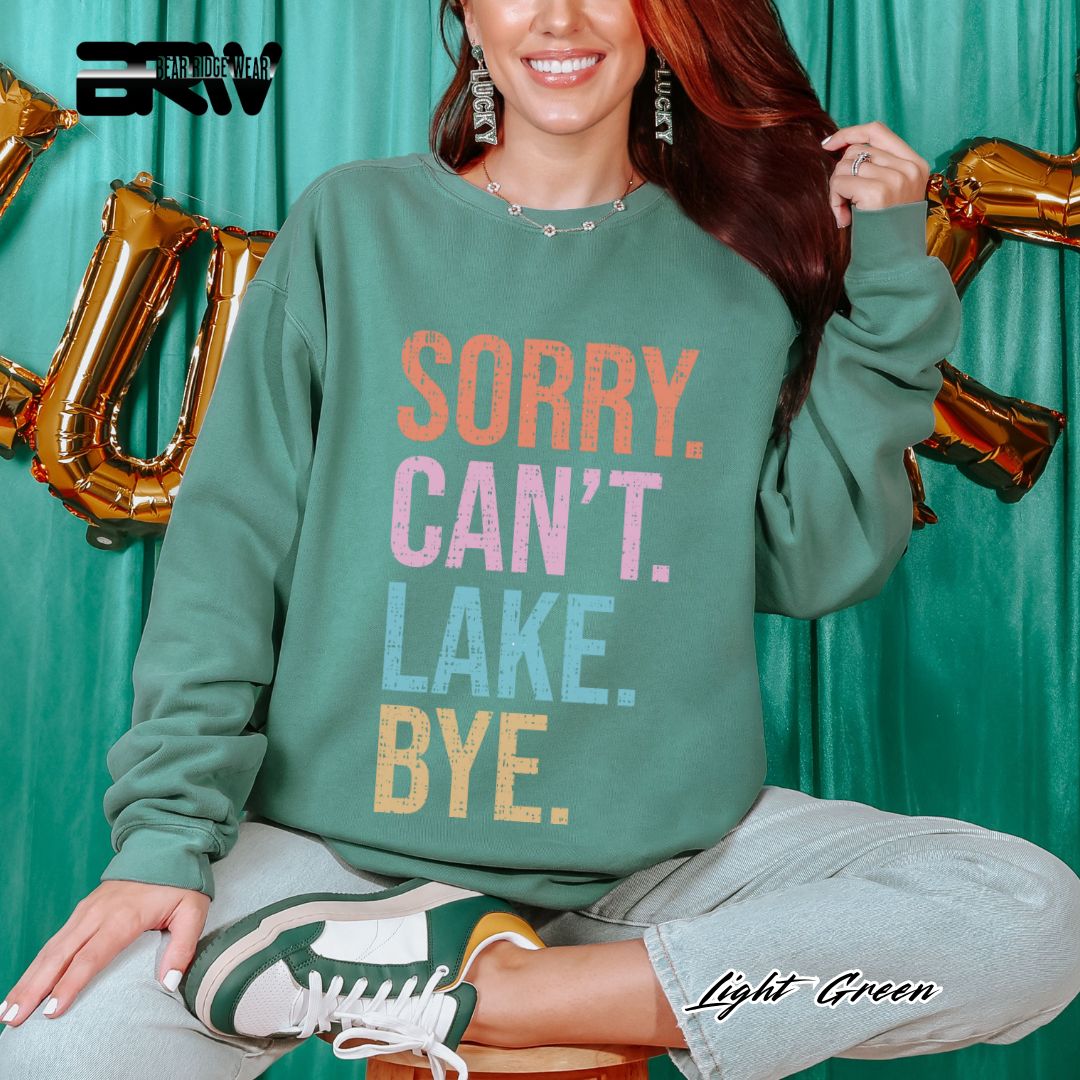 'Sorry Can't Lake Bye' Summer Long-Sleeve Tee