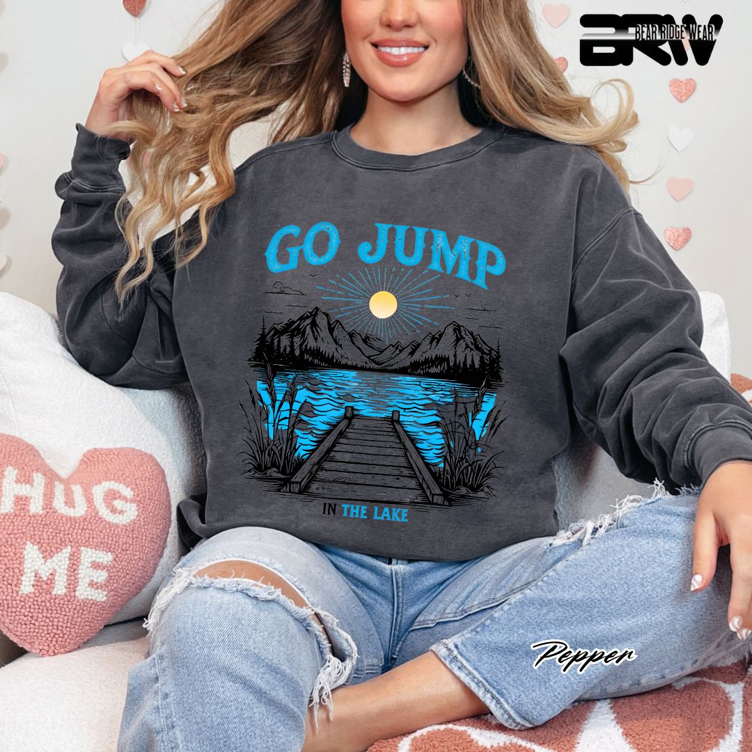 'Go Jump In The Lake' Summer Long Sleeve Tee