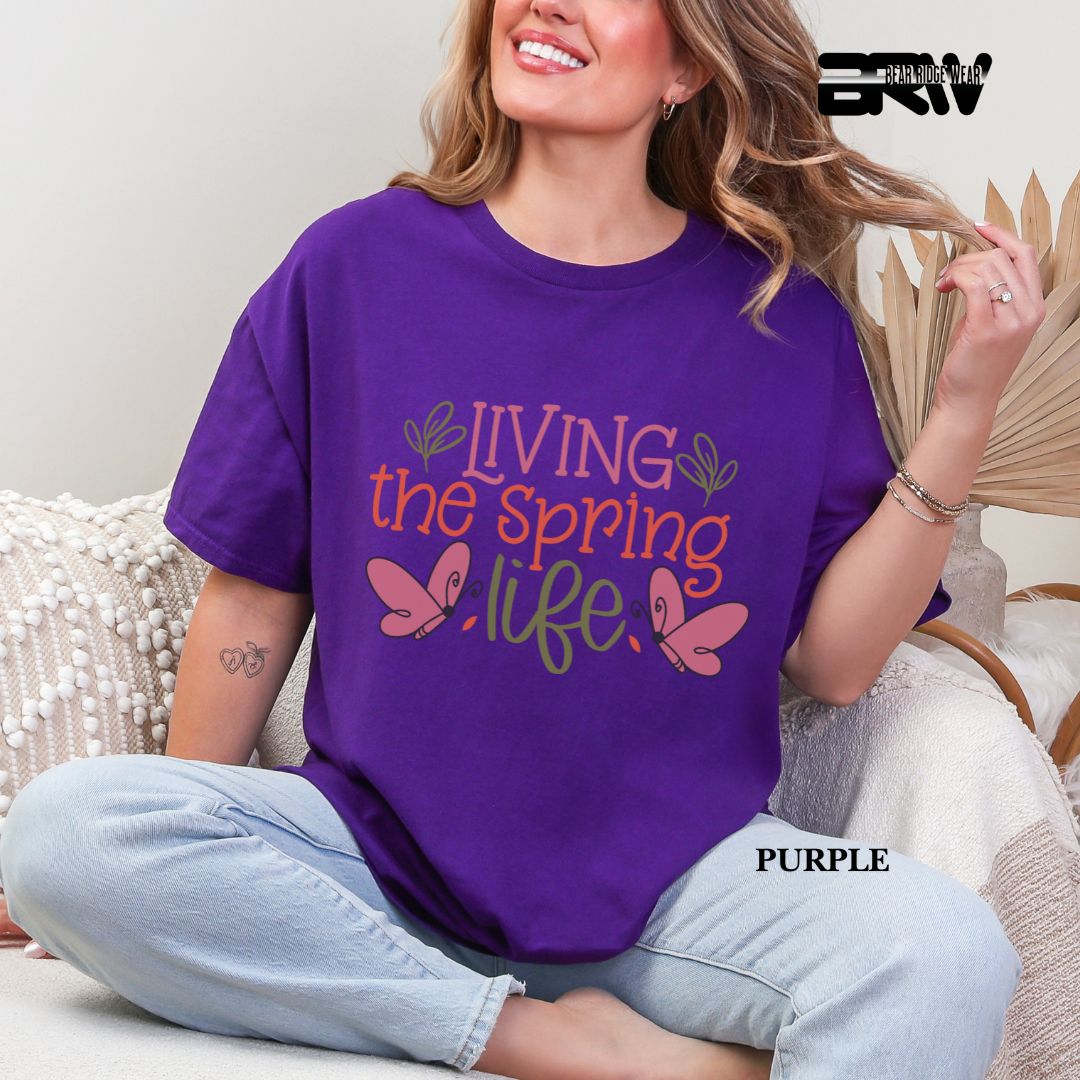 'Living The Spring Life' Spring Tee 3