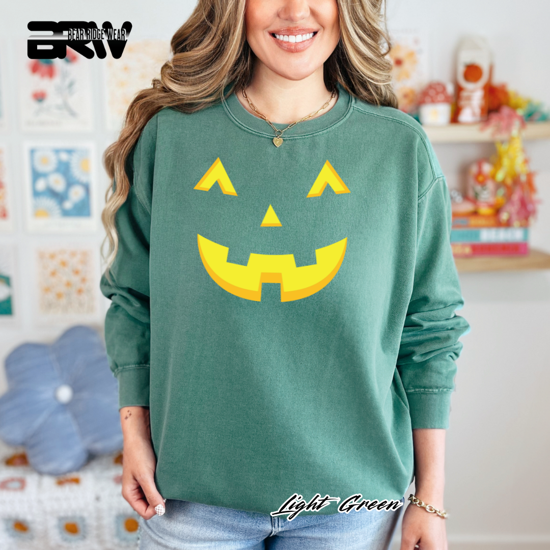 'Jack o Lantern' Fall Crewneck Sweatshirt