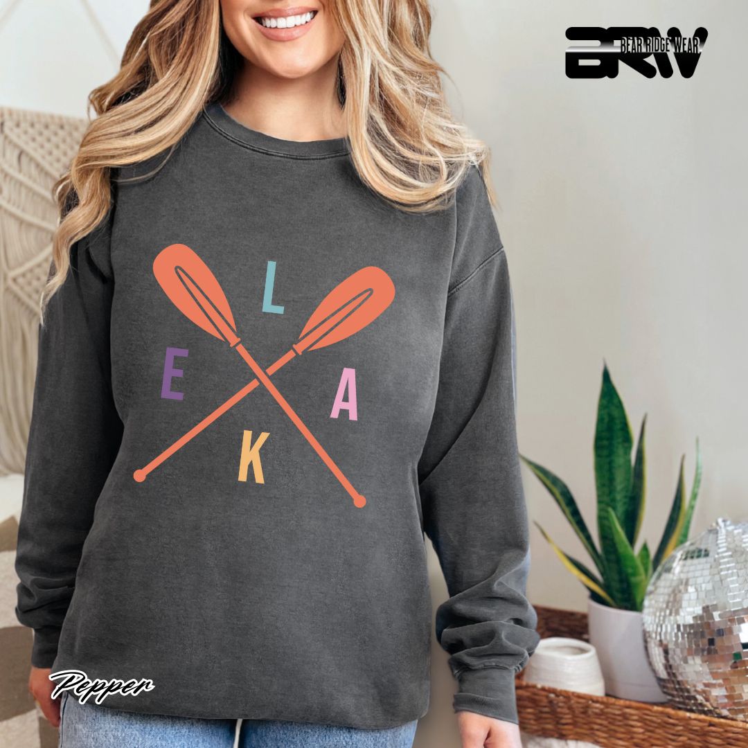 'Lake-Oars' Summer Crewneck Sweatshirt