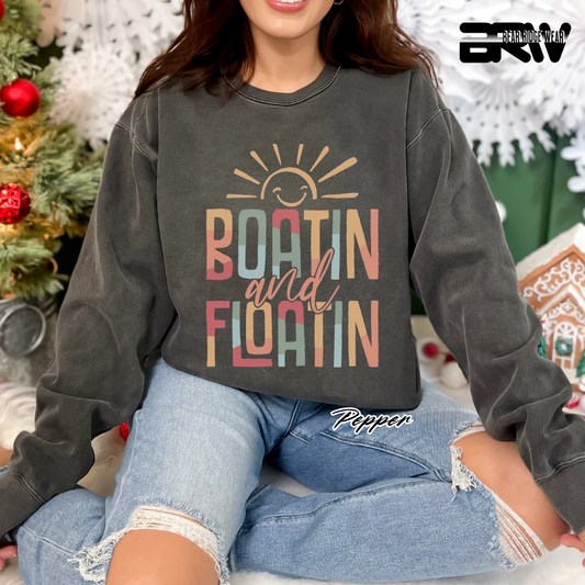'Boat in, Float in' Crewneck Sweatshirt