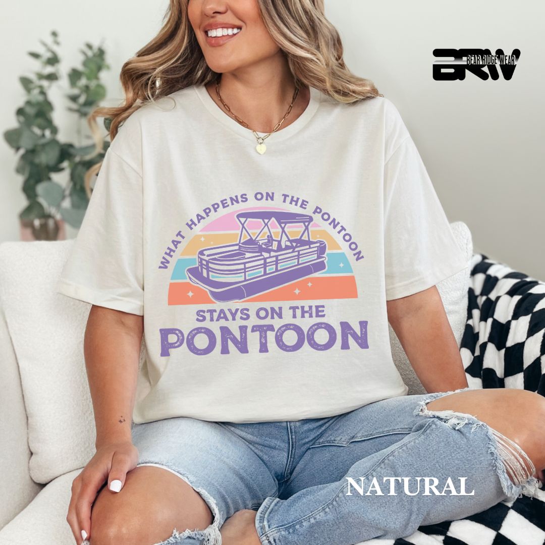 'What Happens To Pontoon' 2 Summer Tee