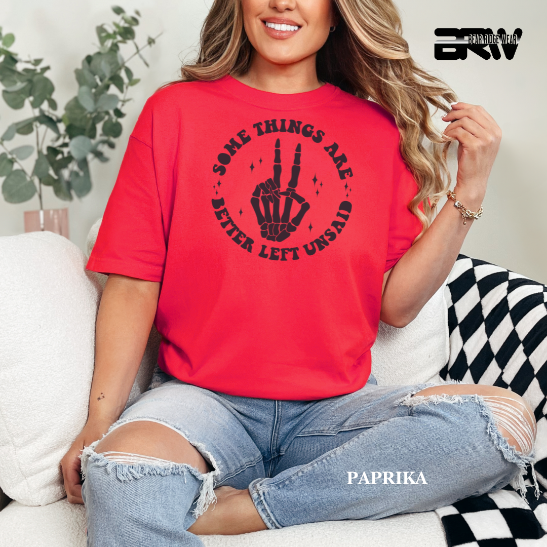 'Some Things Better Left Unsaid' Fall Tee