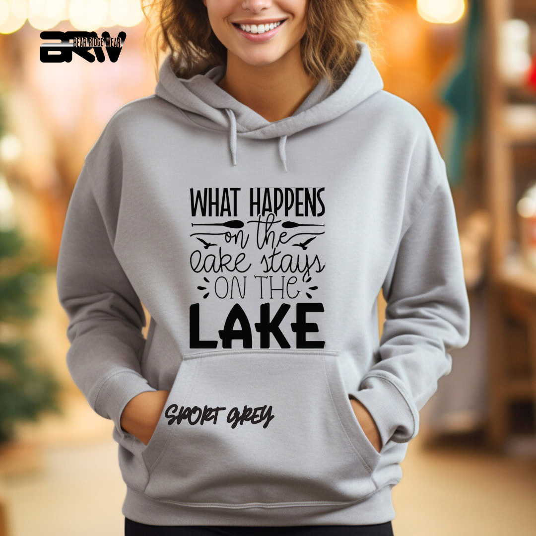 'What happens on the lake' Hoodie