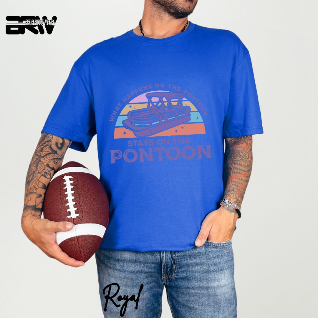 'What Happens To Pontoon' T- Shirt