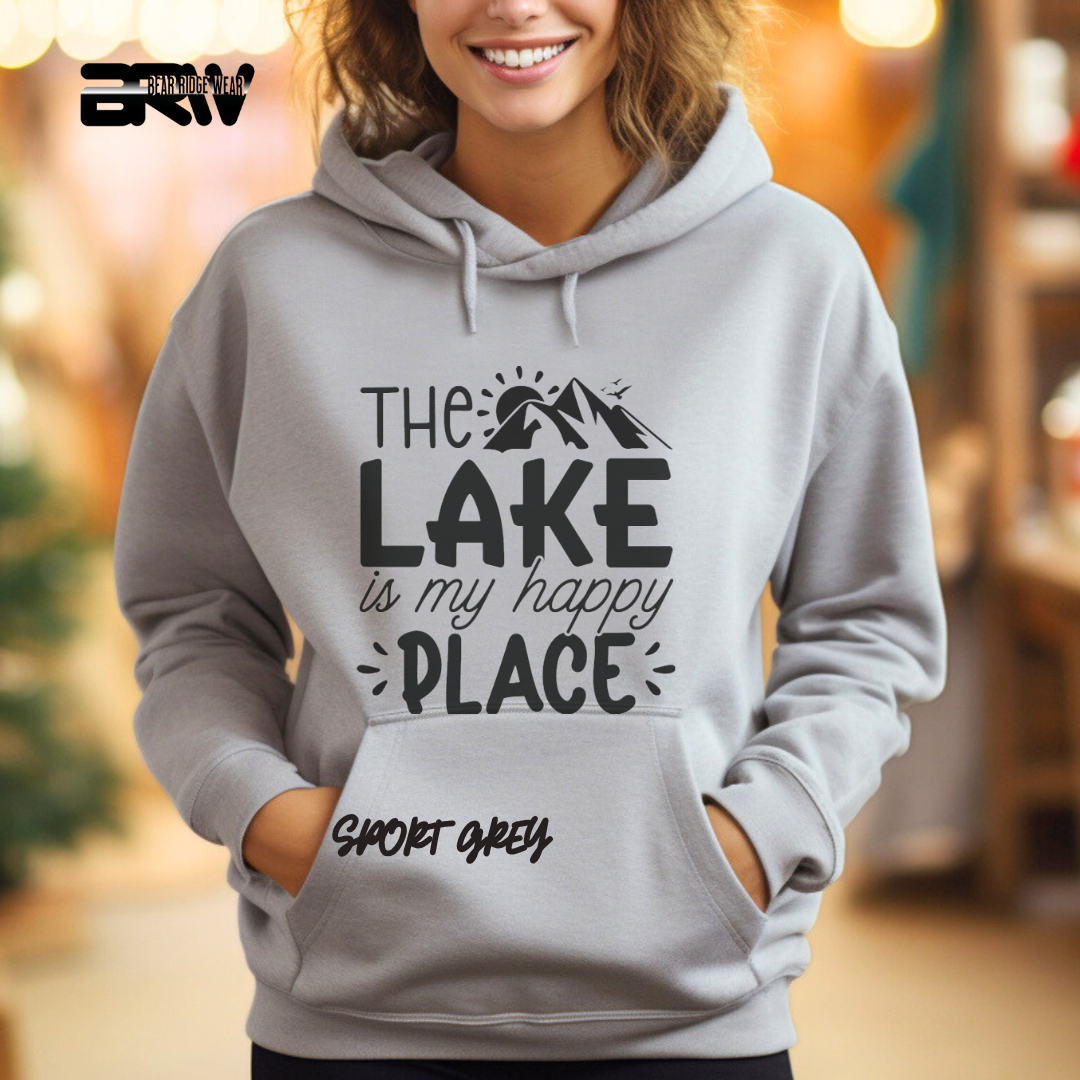 'The Lake is my happy place' Hoodie