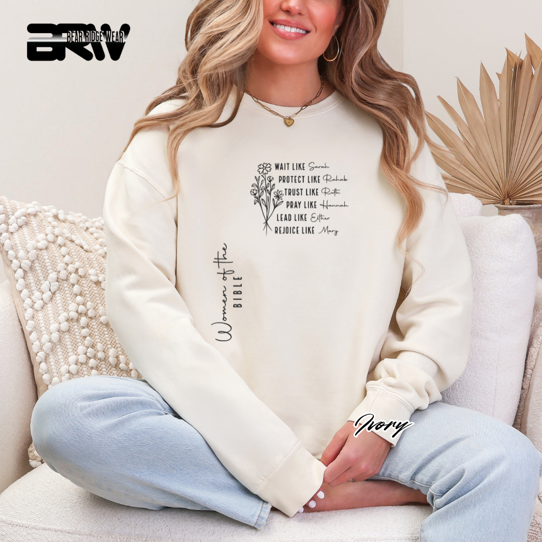 'Women Of The Bible' Faith Crewneck Sweatshirt