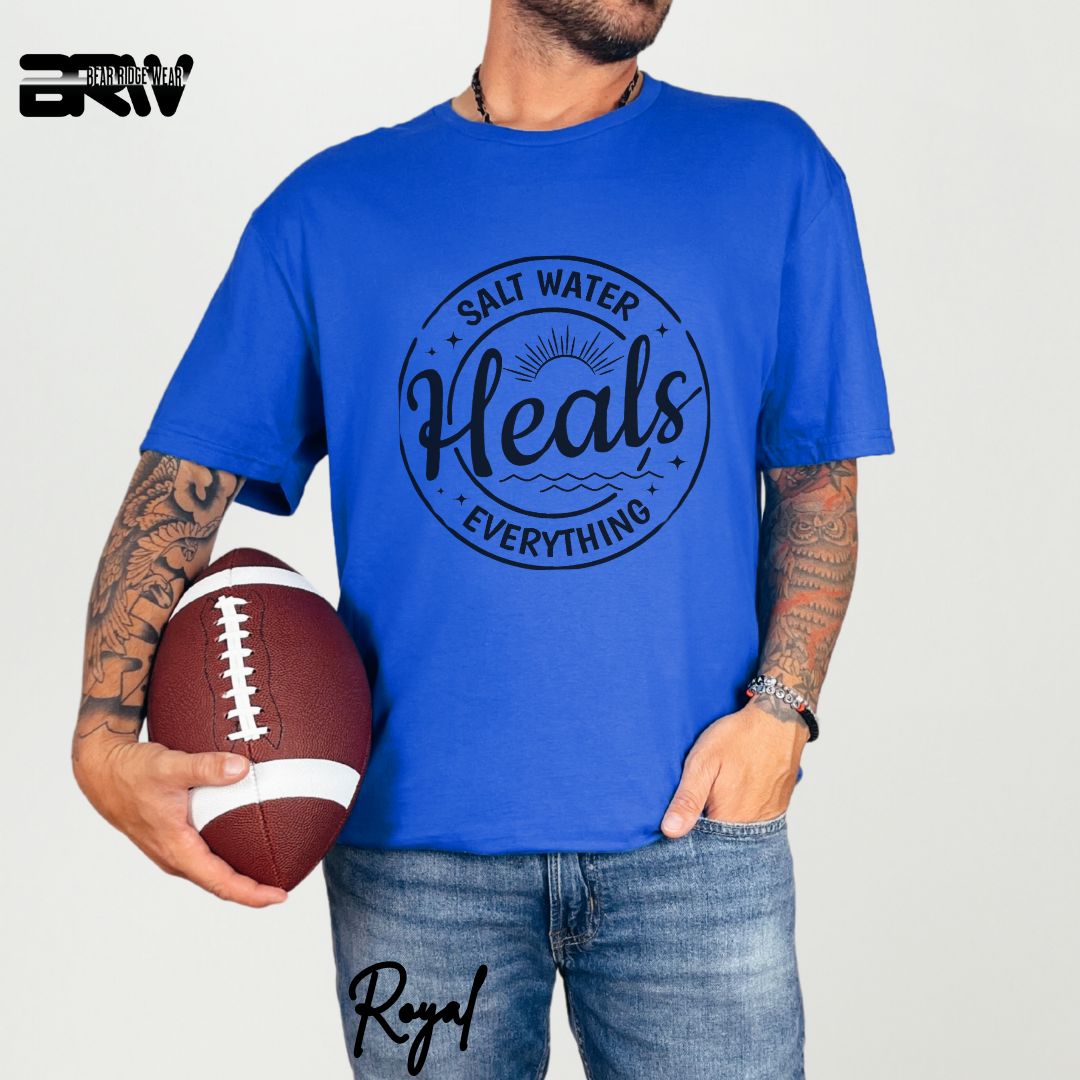 'Salt Water Heals Everything' Summer T- Shirt