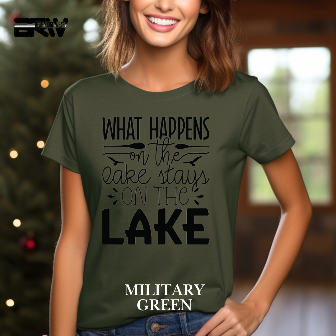 "What Happens On The Lake" Tee
