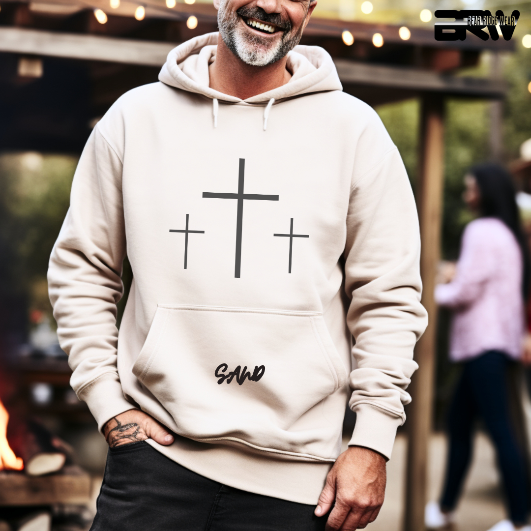 'Three Cross' Faith Hoodie