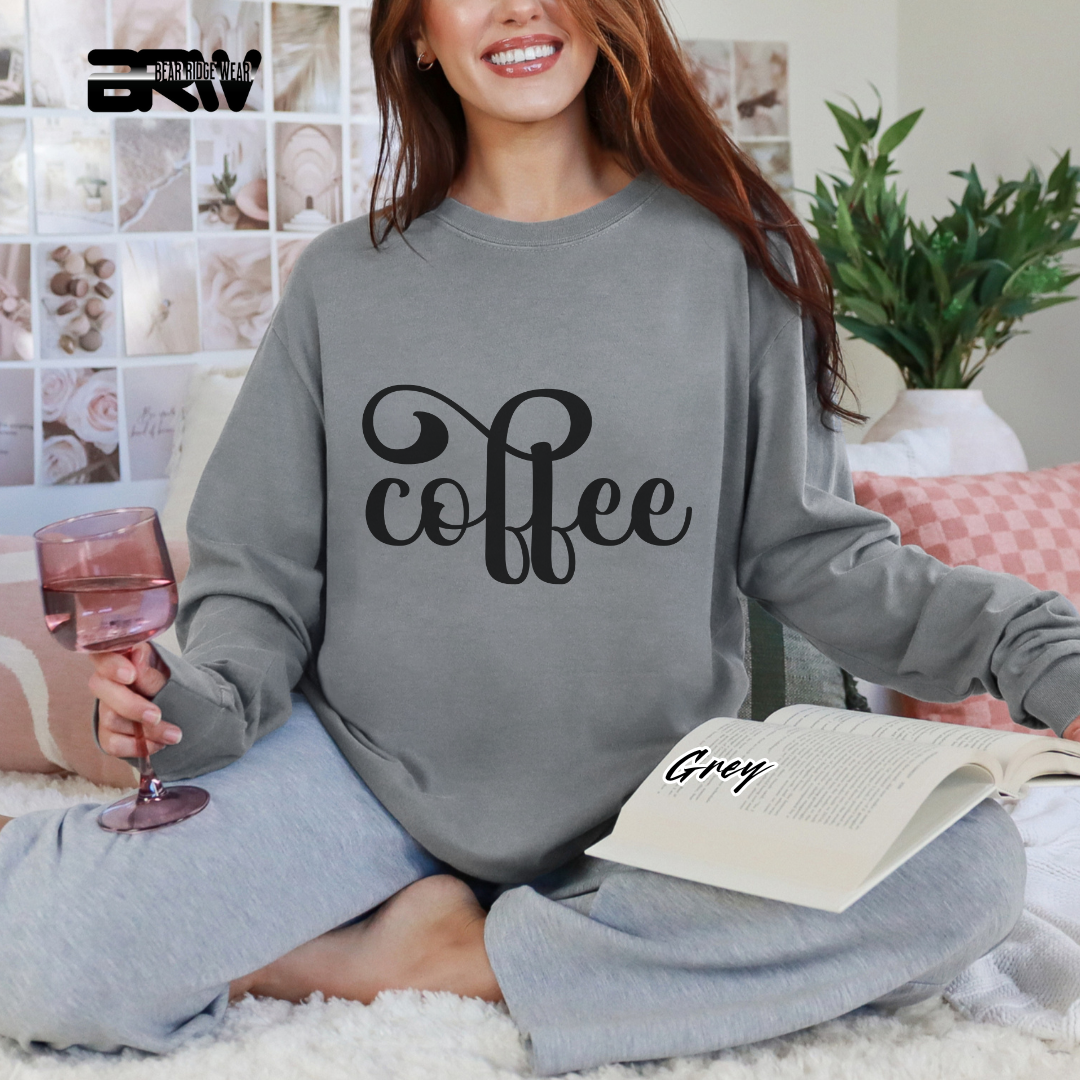 'Coffee' Long-Sleeve Tee