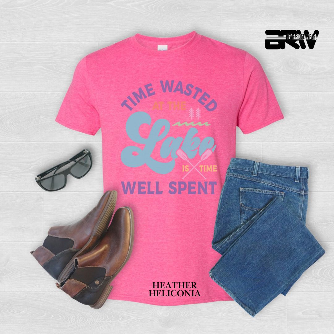 'Time Wasted At The Lake'  Summer Tee