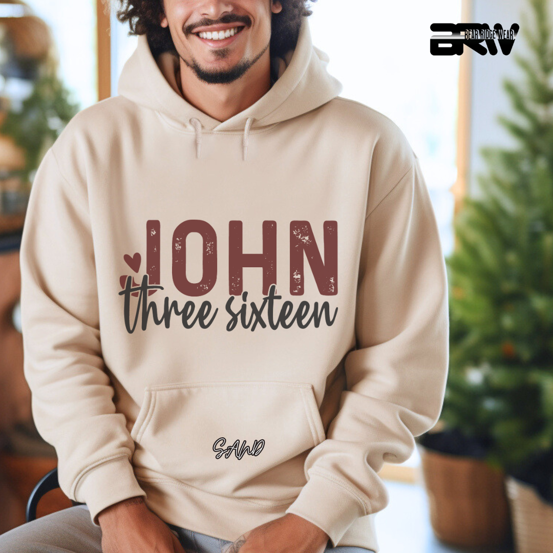'John Three Sixteen' Faith Hoodie