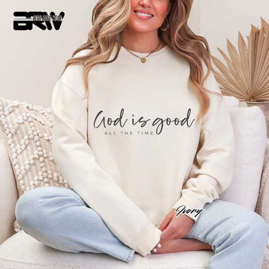 'God Is Good All The Time' Faith Long Sleeve Tee