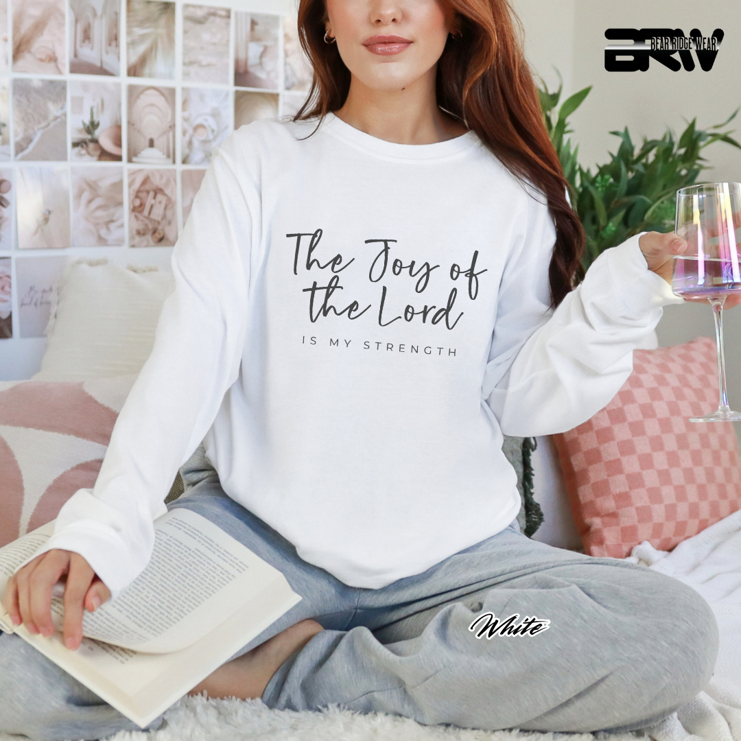 'The Joy Of The Lord Is My Strength' Faith Long-sleeve Tee