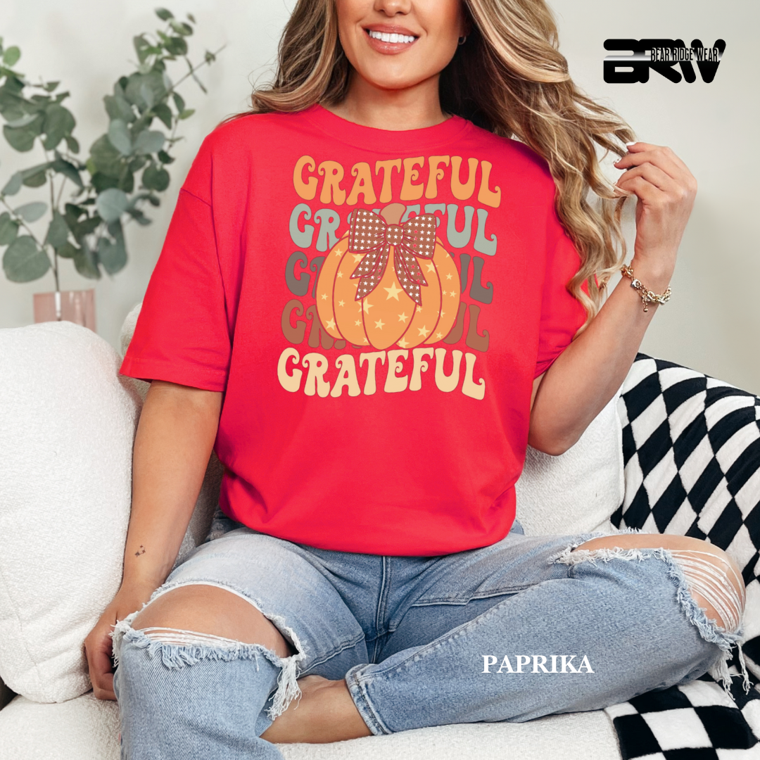 'Grateful Pumpkin' Fall Tee