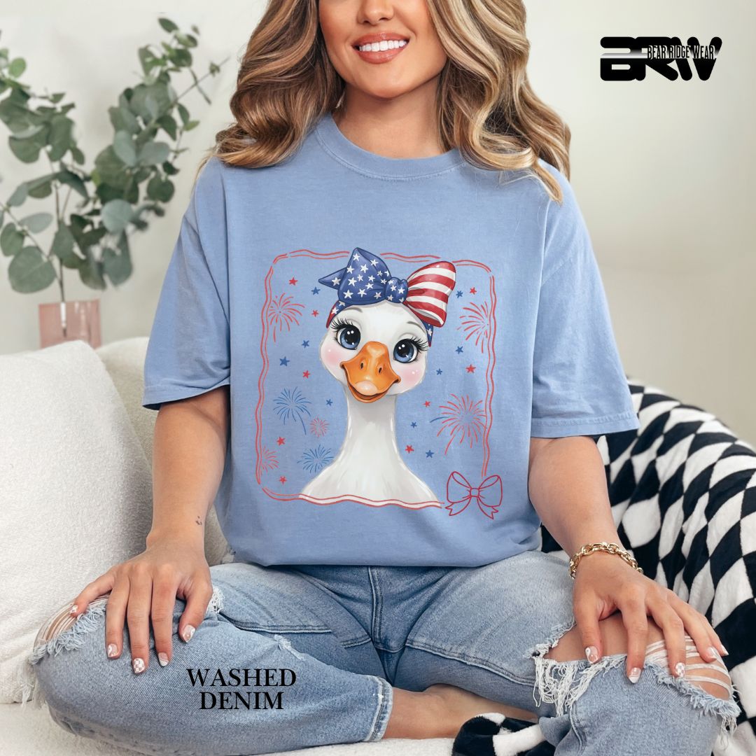 Goose-Girl- Patriotic Tee