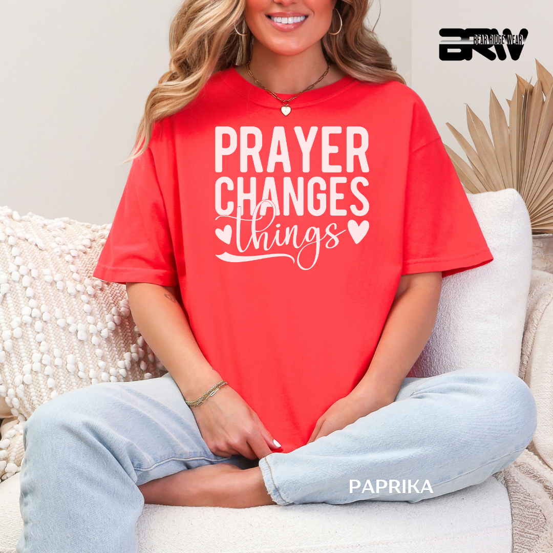 'Prayer Changes Things' Faith Tee