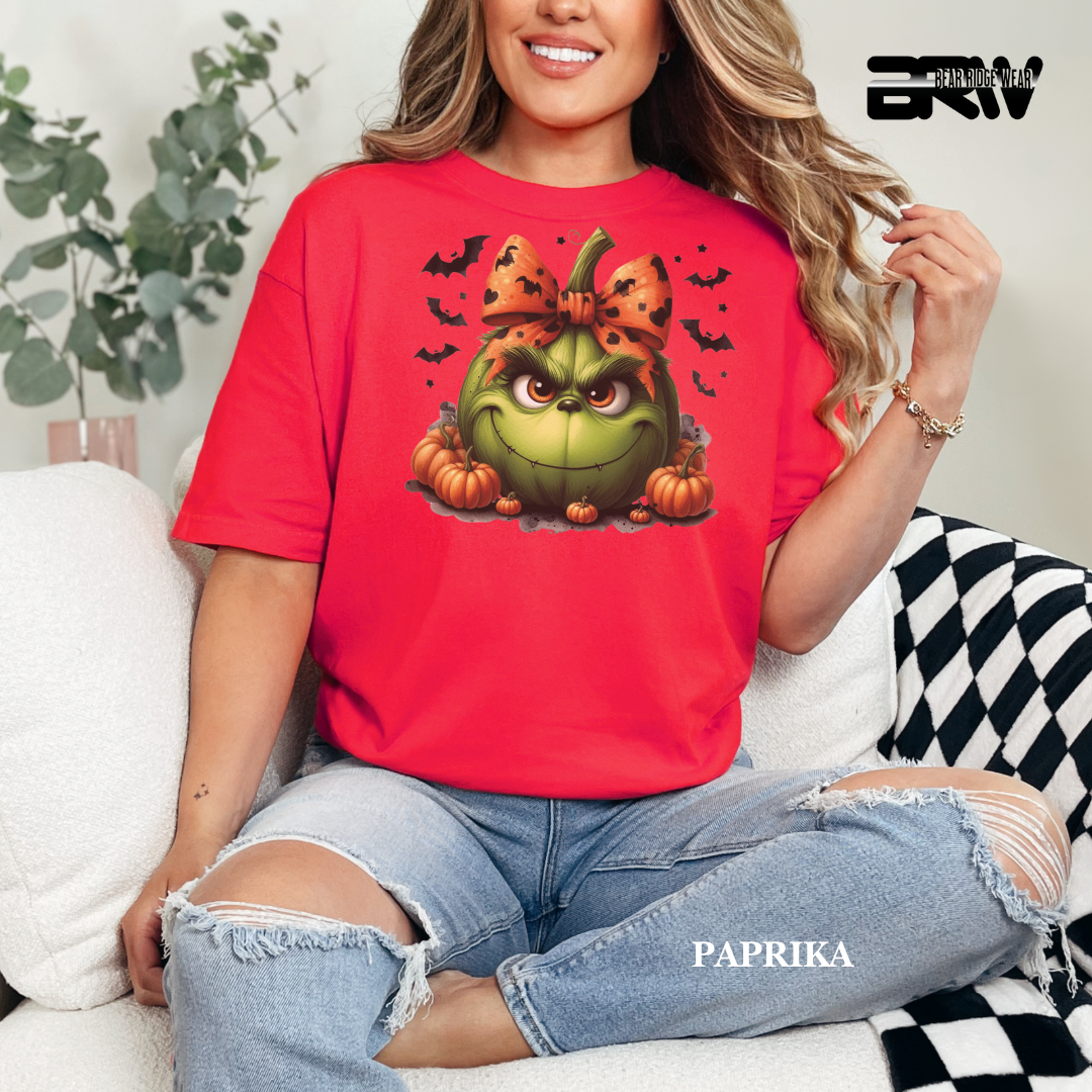 'Grinch Pumpkin' Fall Tee