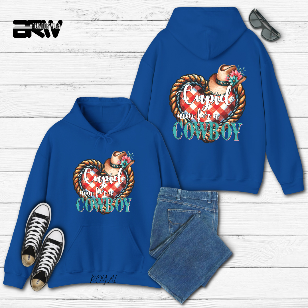 'Cupid Aim for a Cowboy' Hoodie