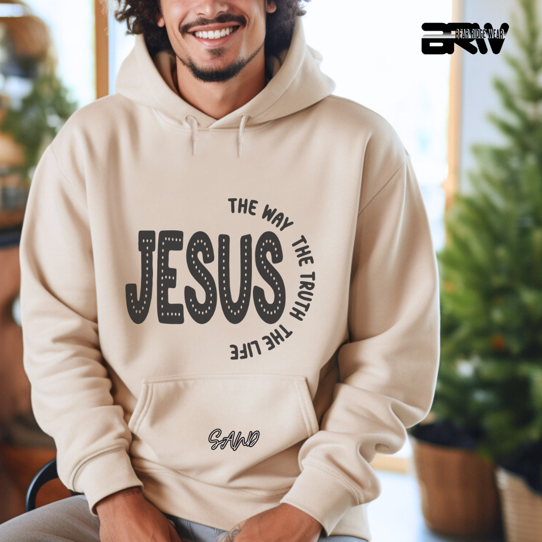 'Jesus The Way, The Truth, The Life' Faith Hoodie