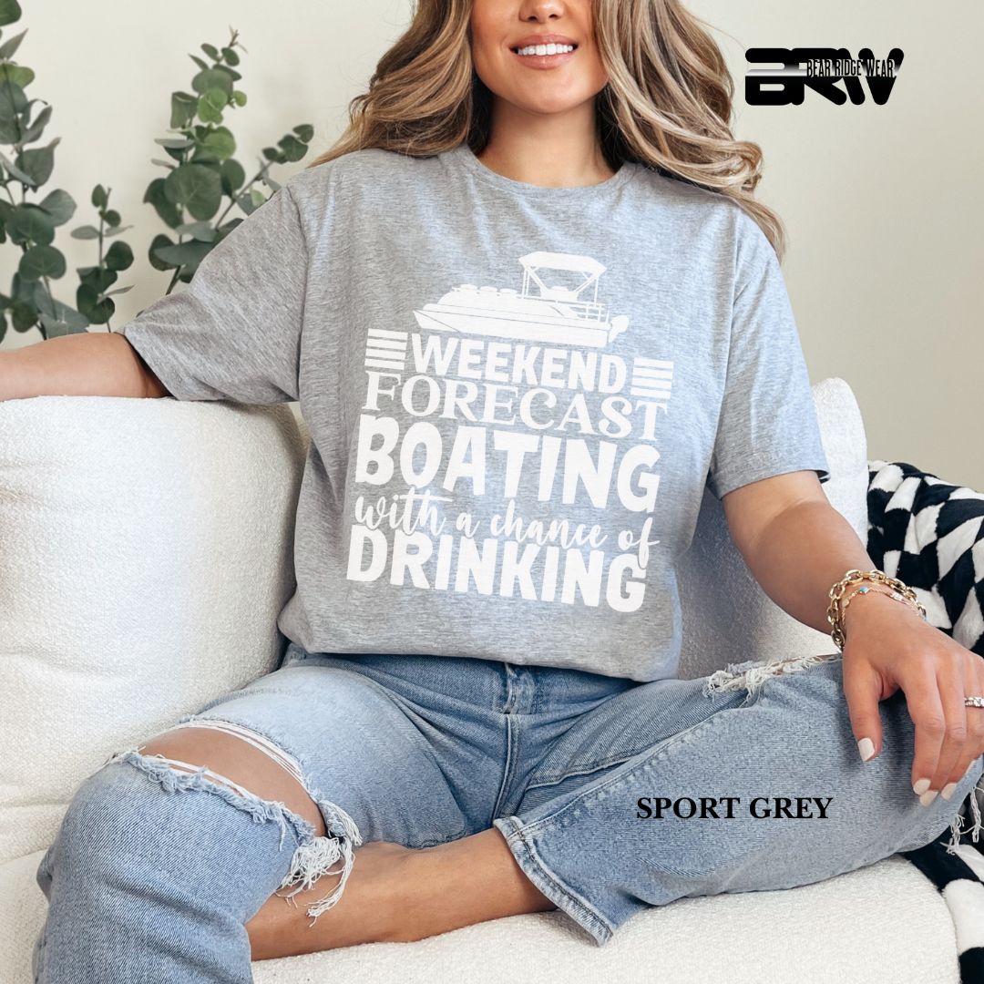 'Weekend Forecast-Boating' 3 Summer Tee