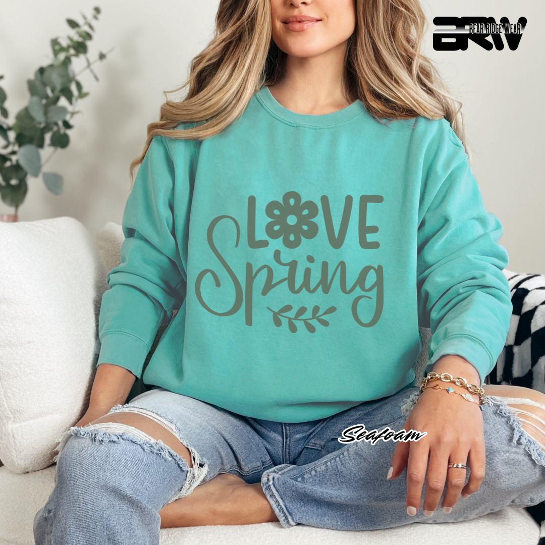 'Love Spring' Crewneck Sweatshirt